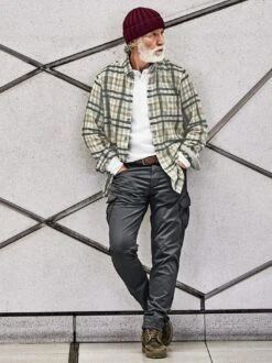 Stadtbahn-Flanellhemd -Bekleidungsverkauf Geschäft EC10 4468 DD 1