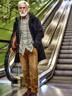 Stadtbahn-Flanellhemd -Bekleidungsverkauf Geschäft EC10 4468 DF 1