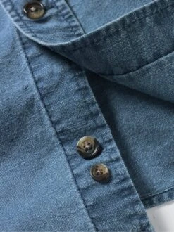 Viel-Flachs-Jeanshemd -Bekleidungsverkauf Geschäft EC10 4927 DH