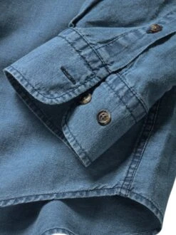 Viel-Flachs-Jeanshemd -Bekleidungsverkauf Geschäft EC10 4927 DI