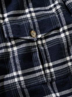 Zungenbrecher-Flanellhemd -Bekleidungsverkauf Geschäft EC10 6177 DH 1