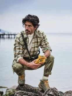 Flanellhemd Bergwiesn -Bekleidungsverkauf Geschäft EC10 6367 DF