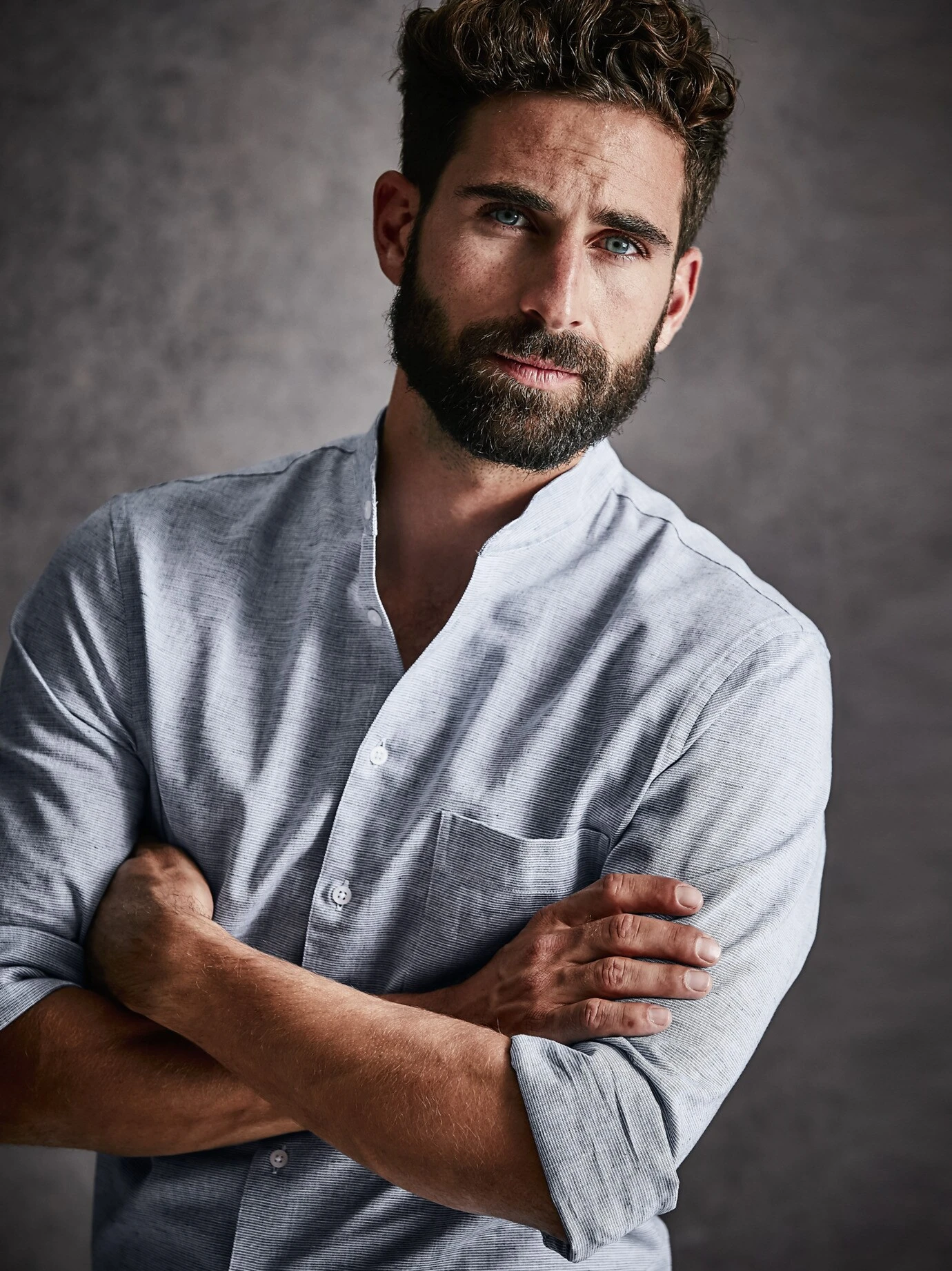 Hanseatisches Stehkragenhemd 18 Hanseatisches Stehkragenhemd – Bild 16