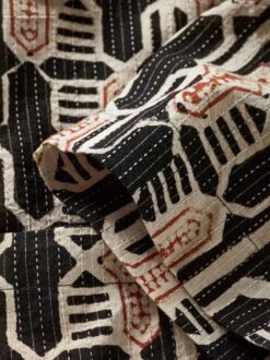 Ajrakh-Kurzarmhemd -Bekleidungsverkauf Geschäft EC10 7369 DI