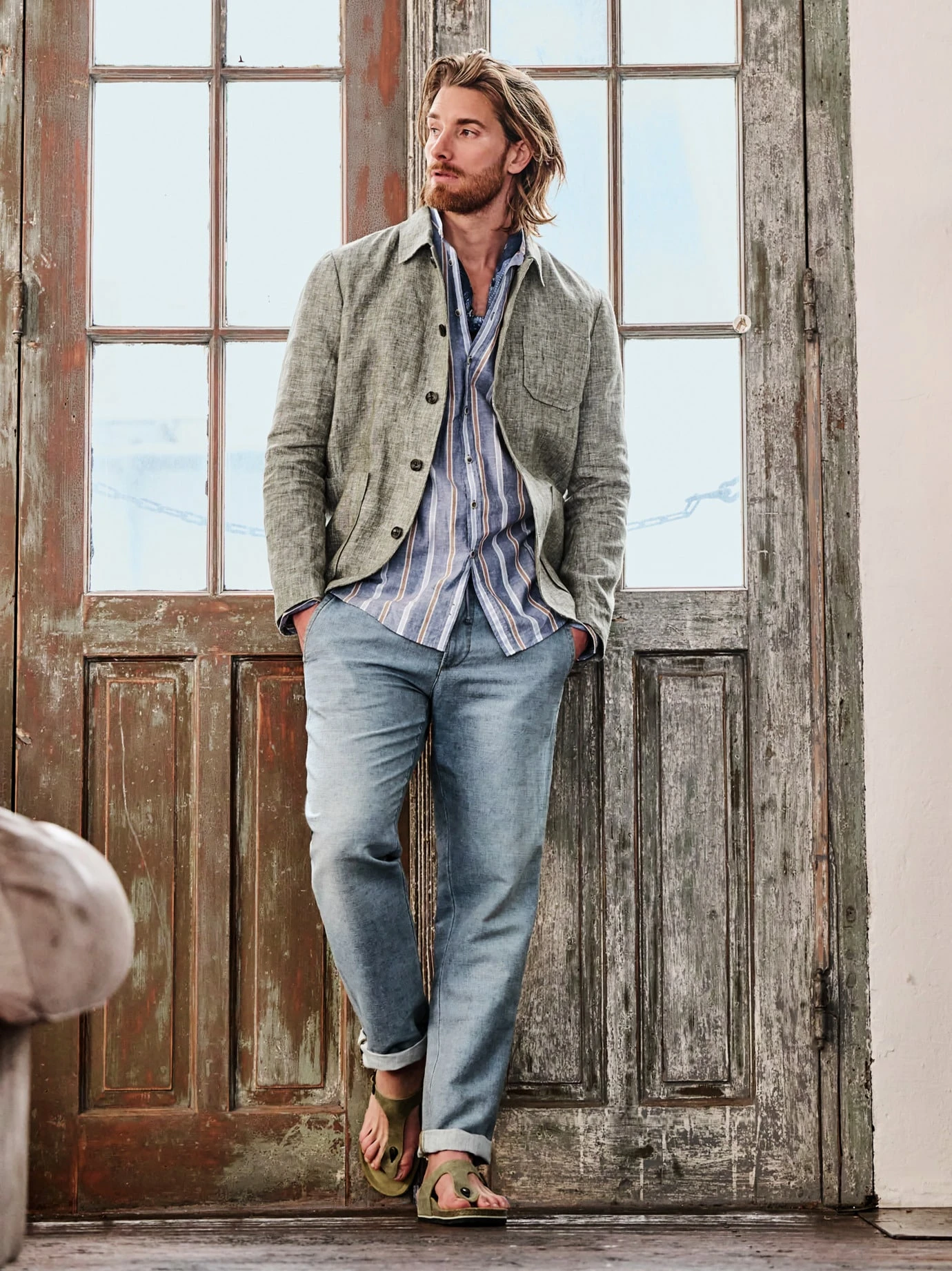 Ausgeglichenes Leinenhemd 4 Ausgeglichenes Leinenhemd – Bild 2