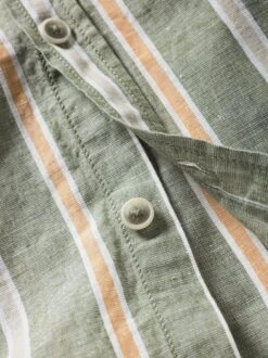 Ausgeglichenes Leinenhemd 27 Ausgeglichenes Leinenhemd -Bekleidungsverkauf Geschäft EC10 7372 DI