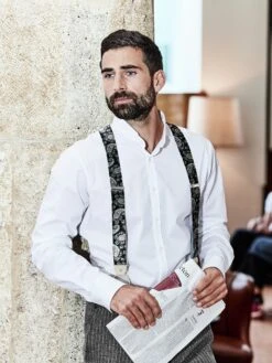 Piping-Hemd Slim Fit -Bekleidungsverkauf Geschäft EC10 7373 DE