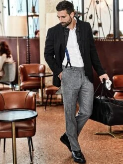 Piping-Hemd Slim Fit -Bekleidungsverkauf Geschäft EC10 7373 DF 1