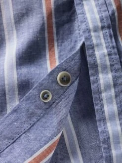 Ausgeglichenes Leinenhemd 34 Ausgeglichenes Leinenhemd -Bekleidungsverkauf Geschäft EC10 7386 DI