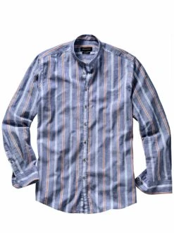 Ausgeglichenes Leinenhemd 40 Ausgeglichenes Leinenhemd -Bekleidungsverkauf Geschäft EC10 7386 FA 1