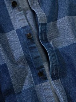 Lebendiges Jeanshemd -Bekleidungsverkauf Geschäft EC10 7497 DH