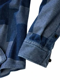 Lebendiges Jeanshemd -Bekleidungsverkauf Geschäft EC10 7497 DI 1