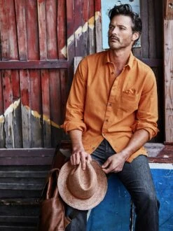 Leinenhemd Gibraltar -Bekleidungsverkauf Geschäft EC10 7516 DF 1