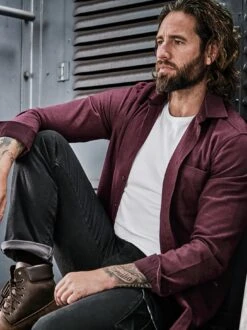 Erhabenes Flanellhemd -Bekleidungsverkauf Geschäft EC10 7740 DF