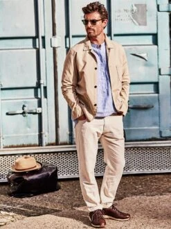 Leinen Five Pocket 21 Leinen Five Pocket -Bekleidungsverkauf Geschäft EC24 4351 DE