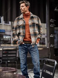 Dark Denim Japan Jeans -Bekleidungsverkauf Geschäft EC24 6104 DF