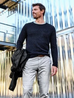 Glencheck-Chino 26 Glencheck-Chino -Bekleidungsverkauf Geschäft EC24 6144 DF 1