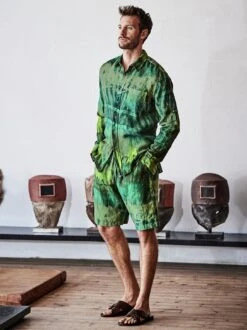 Bock-drauf-Leinenshorts -Bekleidungsverkauf Geschäft EC24 6233 DF 1